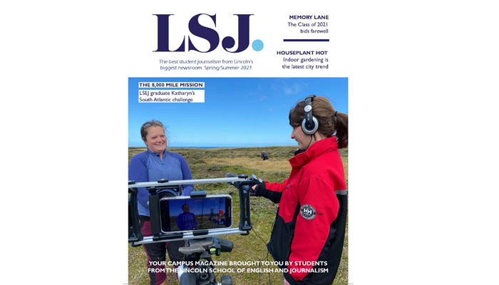 Front cover of October 2021 issue of LSJ News