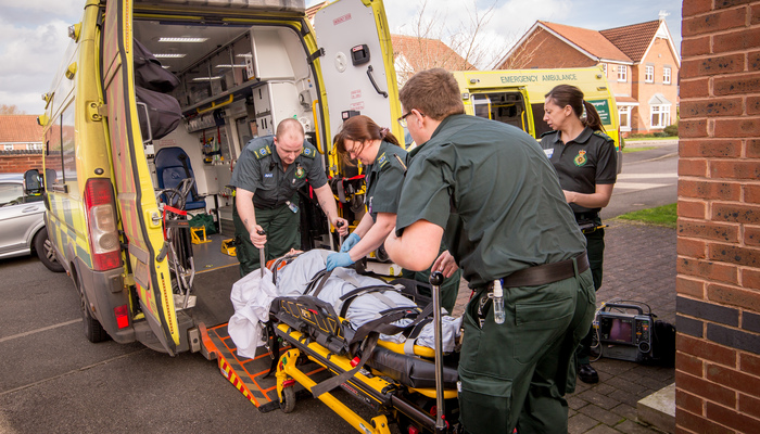 East Midlands Ambulance Services paramedics. Credit: East Midlands Ambulance Service