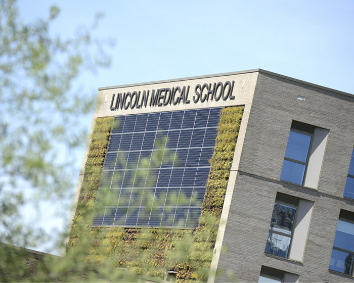 External view of the Ross Lucas Medical Sciences Building on campus