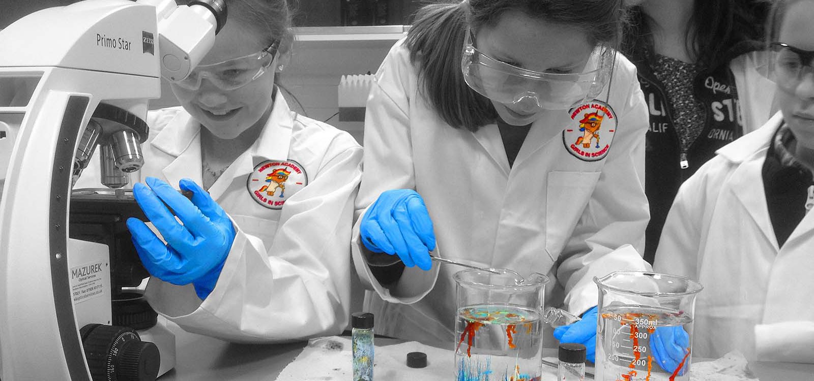 Students in a lab practical session