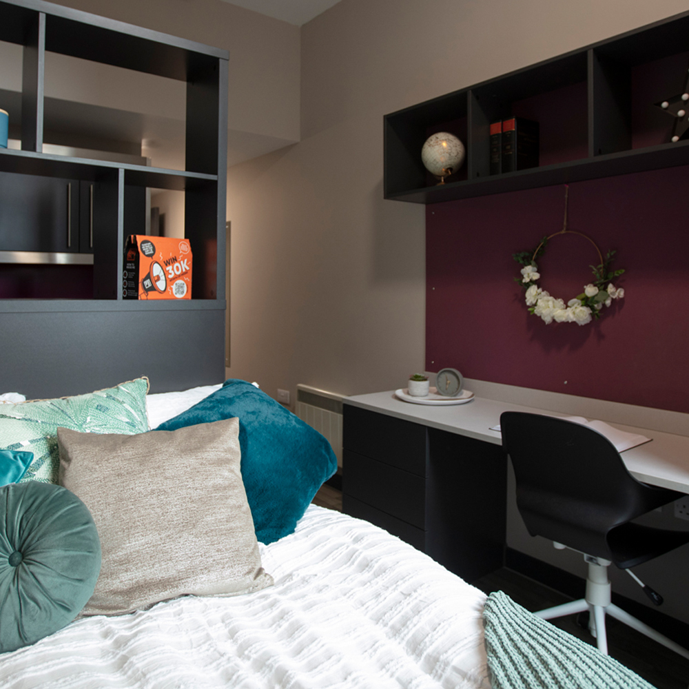 Inside the Gateway student accommodation