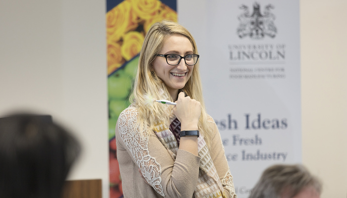 An apprentice at the National Centre for Food Manufacturing