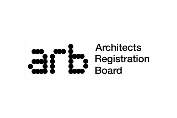 Letters A R B and Architects Registration board next to them