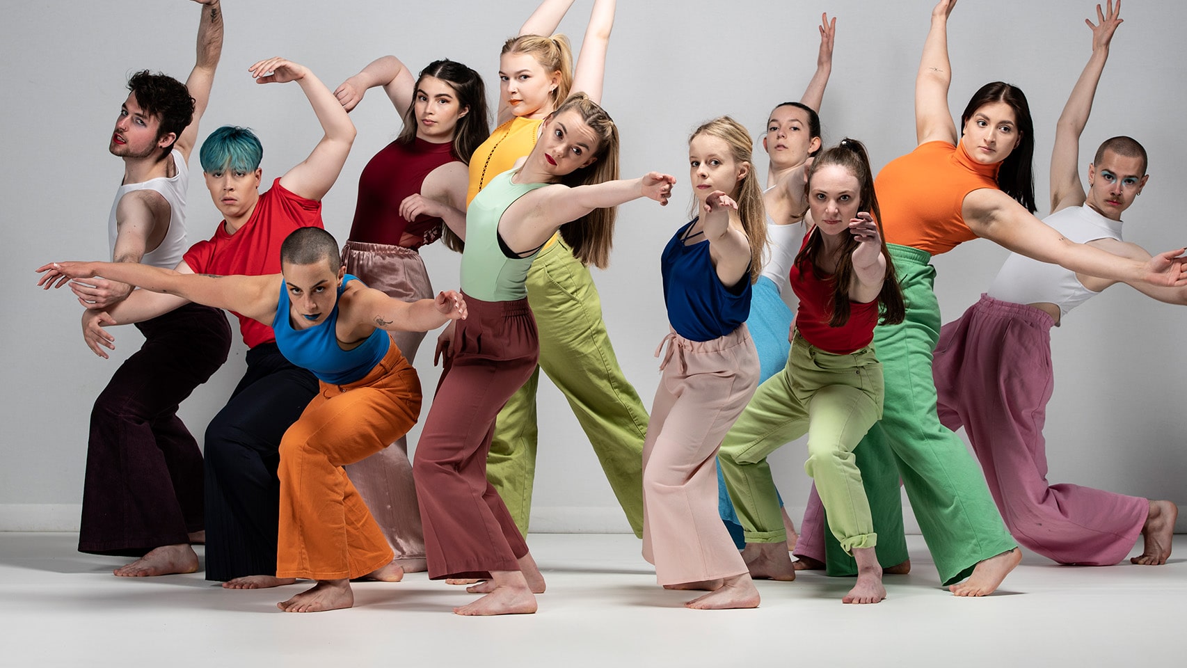 Students dancing