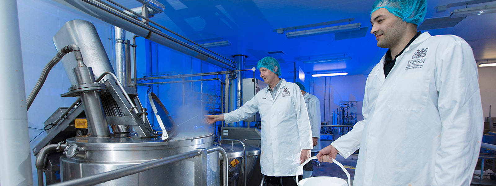 Apprentices working at the National Centre for Food Manufacturing