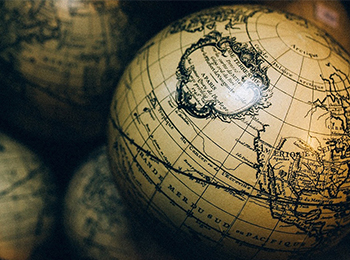 Vintage globes.