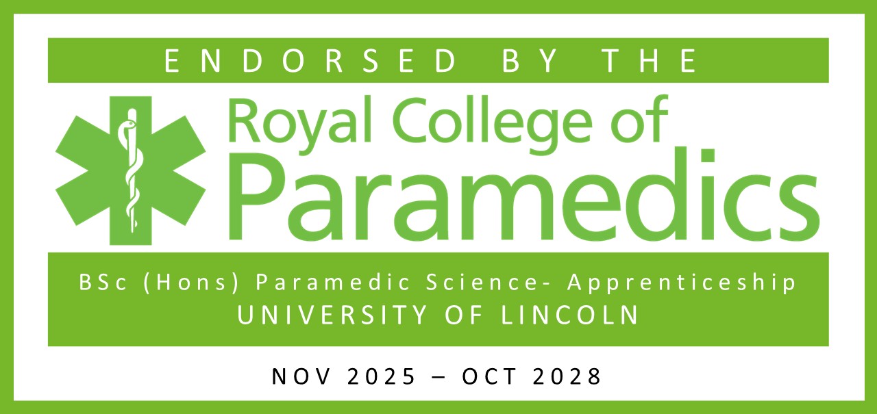 Endorsed by the Royal College of paramedics