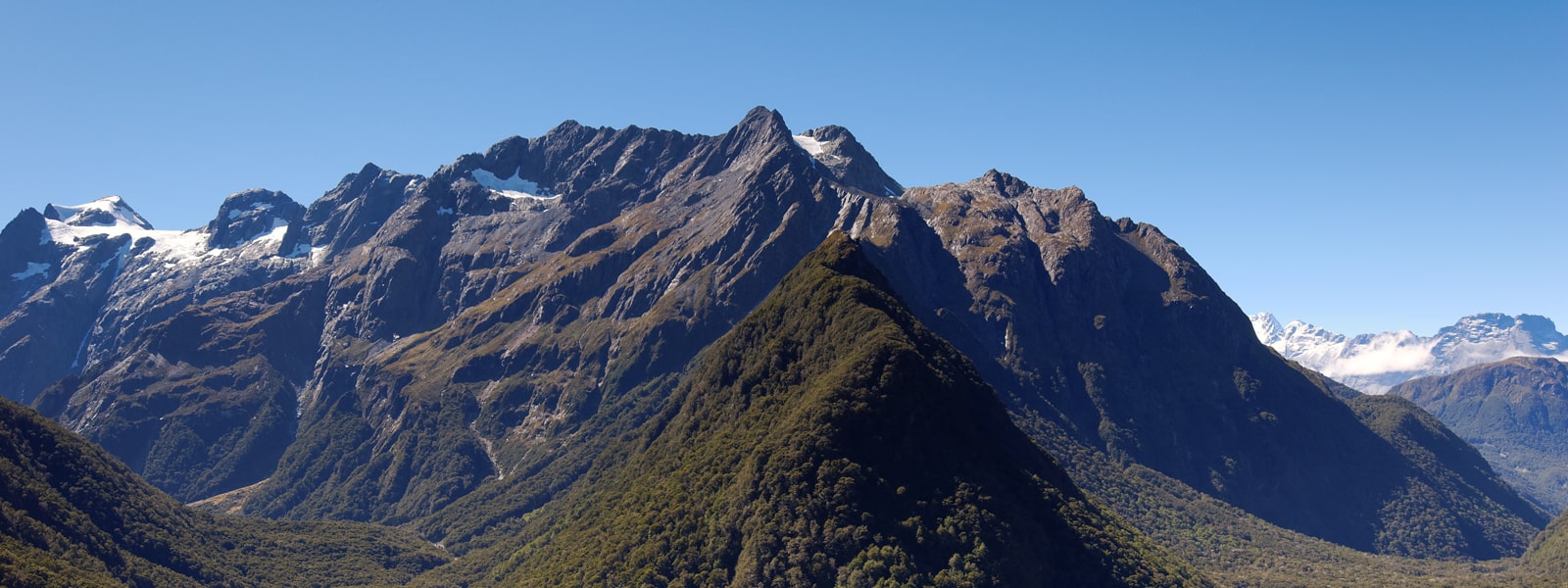 A mountain scene