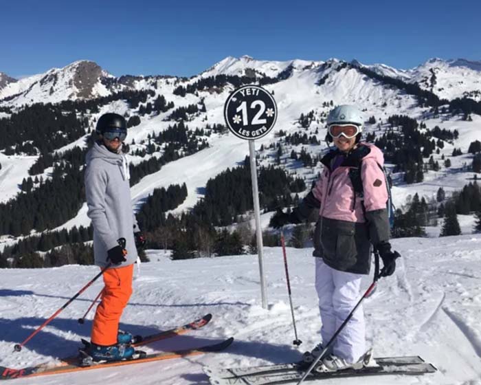 Student Tara Burton working at the Chamois dOr Hotel & Spa as Hotel Assistant in the well-known alpine resort of Les Gets.