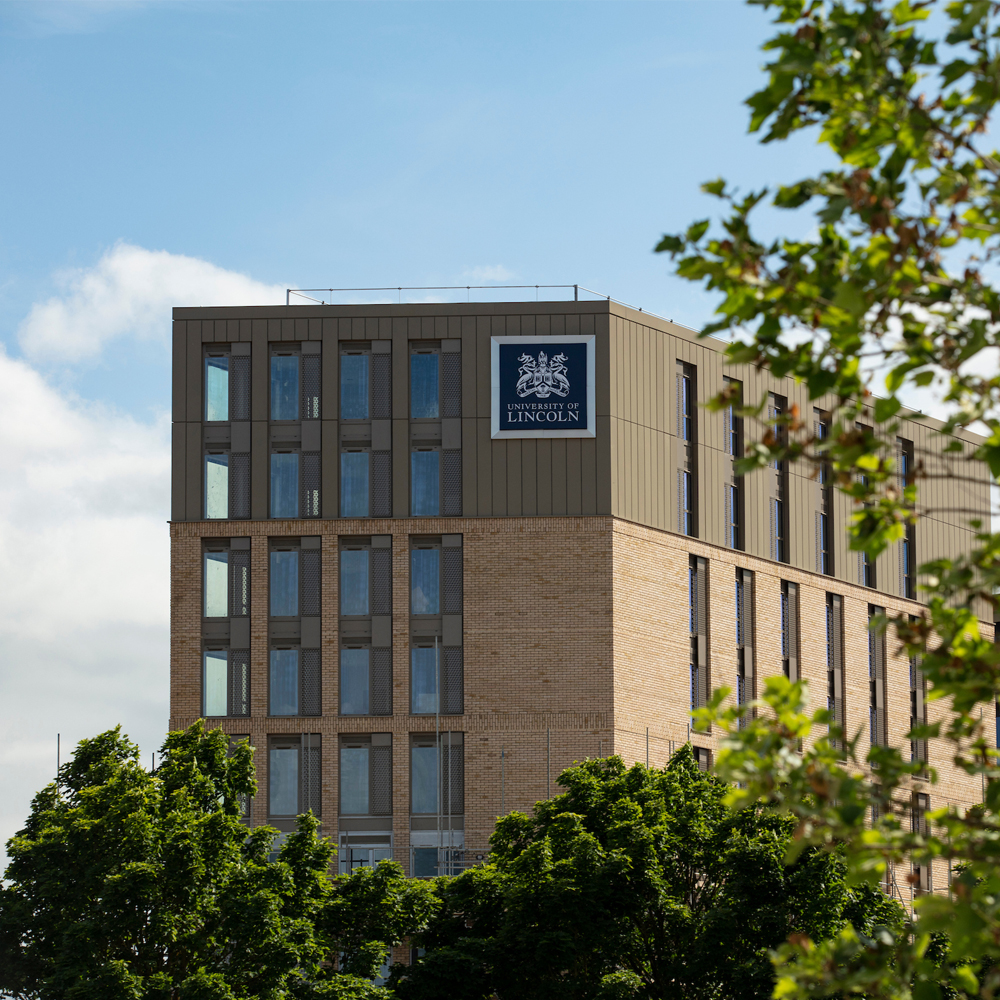 An external view of St Marks accommodation on a sunny day