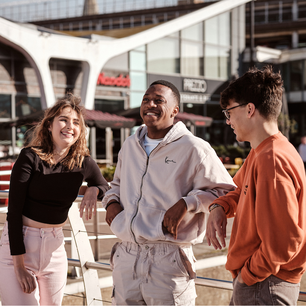 Students socialising