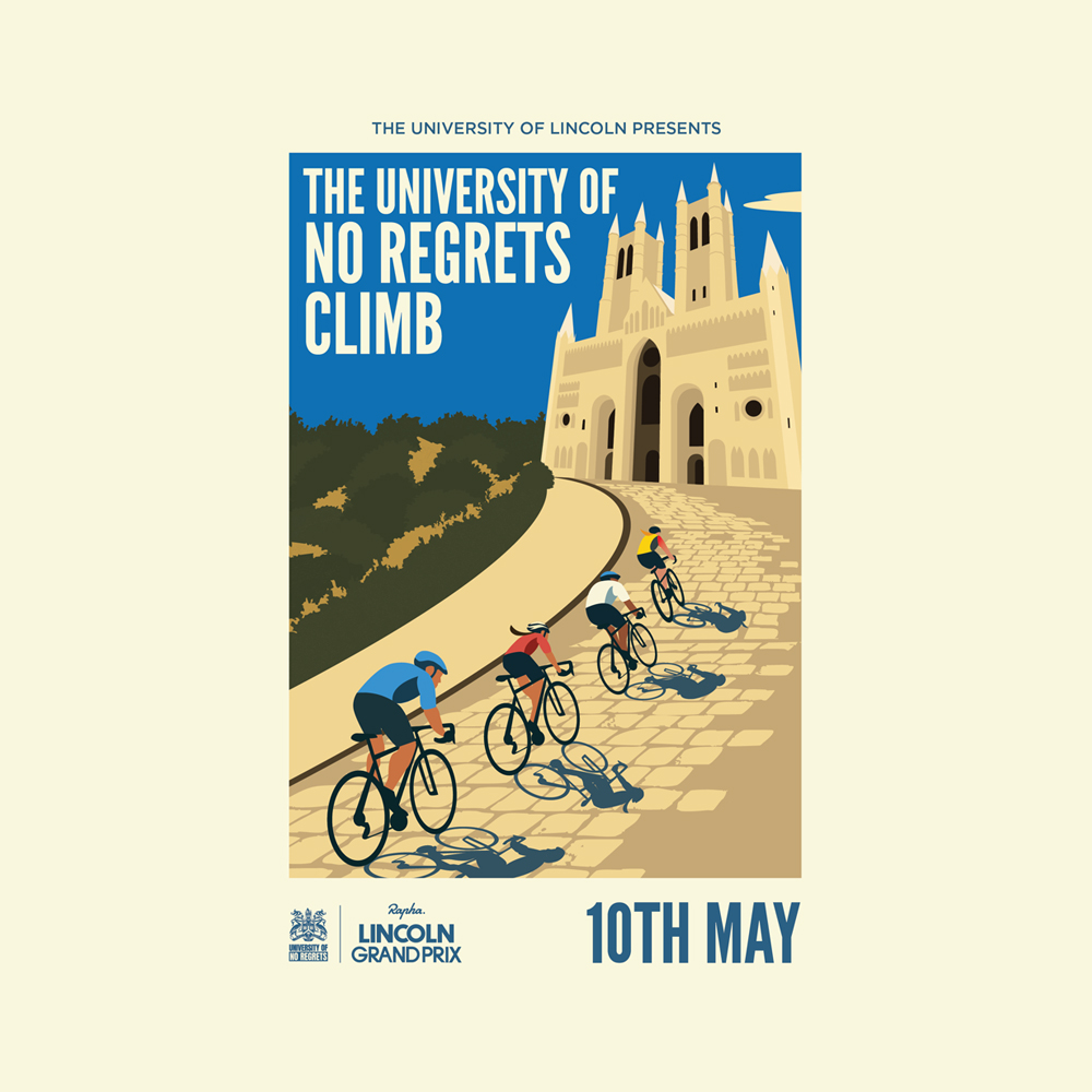 The University of No Regrets Climb Lincoln GP Poster
