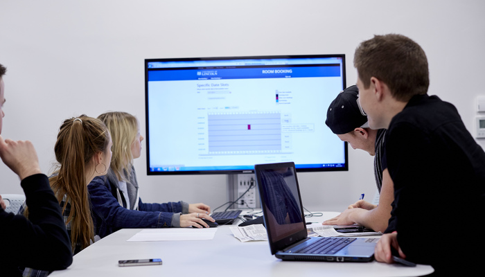 Students undertaking group work