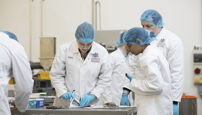 Students and staff the the National Centre for Food Manufacturing