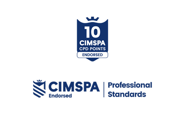 CIMSPA Endorsement and CPD logo