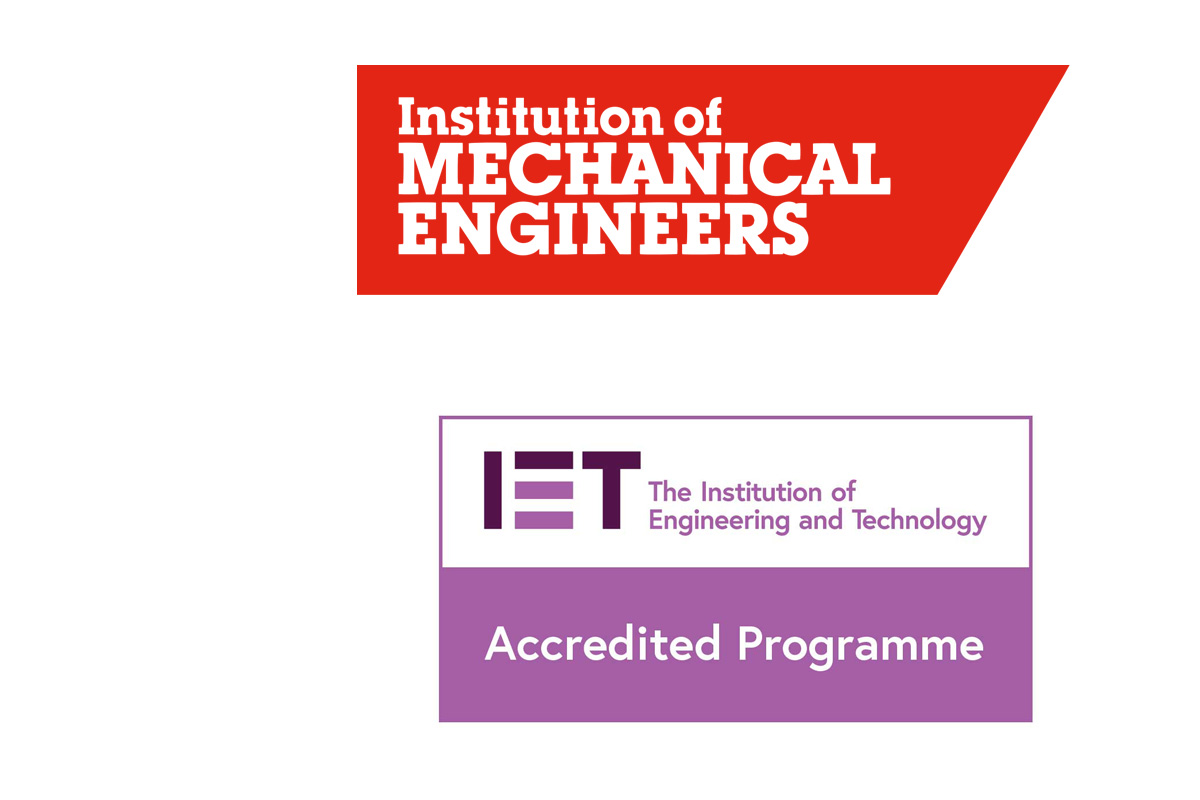 Institution of Engineering and Technology (IET) and Institution of Mechanical Engineers (IMechE) logos