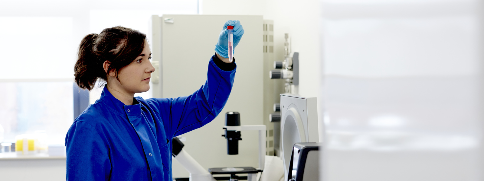 Student in the Joseph Banks Laboratories