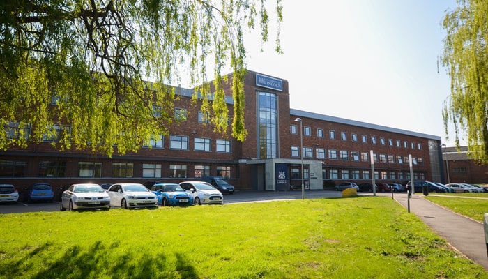 The outside of the Joseph Banks Laboratories