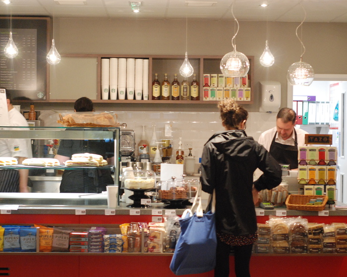 A cafe on campus