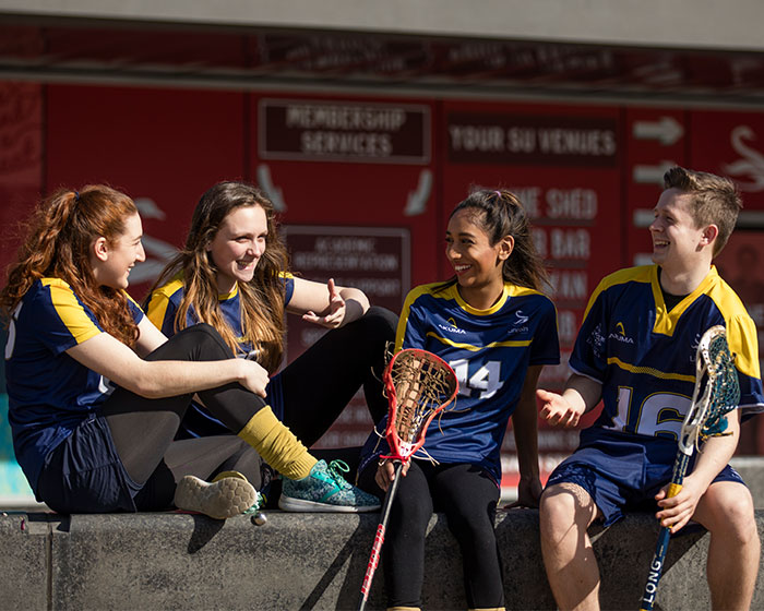 Students in Sports Kit