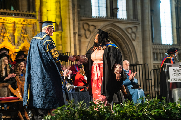 student graduating