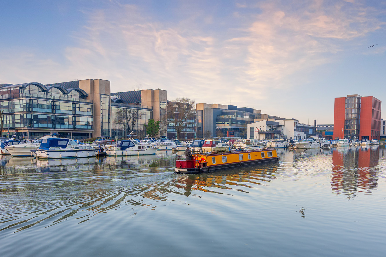 boat on the brayford