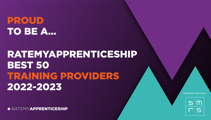 RateMyApprenticeship Top 50 Provider Award Logo