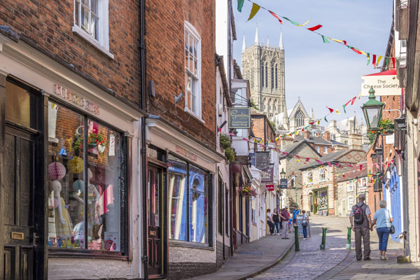 Steep Hill in the centre of Lincoln