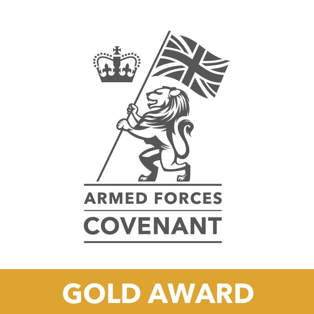 Armed Forces Covenant gold award logo