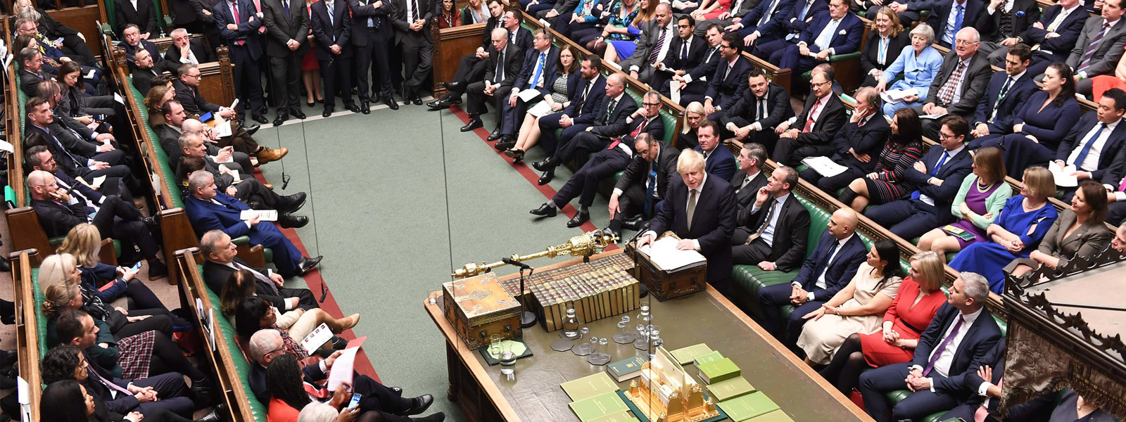 Inside the House of Commons during a debate