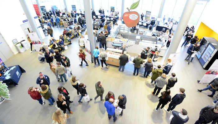 Open Day guests visiting the Information Zone