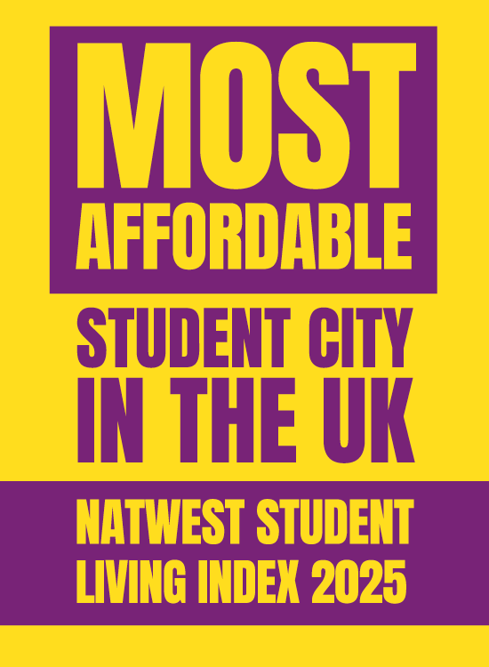 Most Affordable Student City in the UK in the Natwest Student Living Index 2025