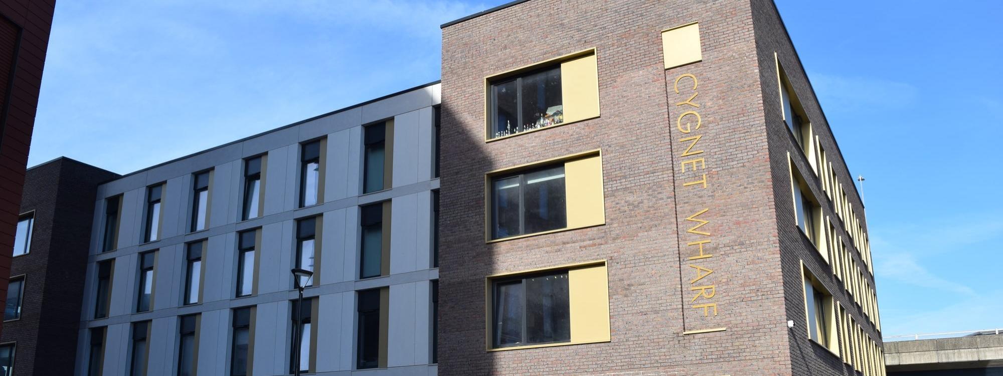Cygnet Wharf accommodation at the University of Lincoln